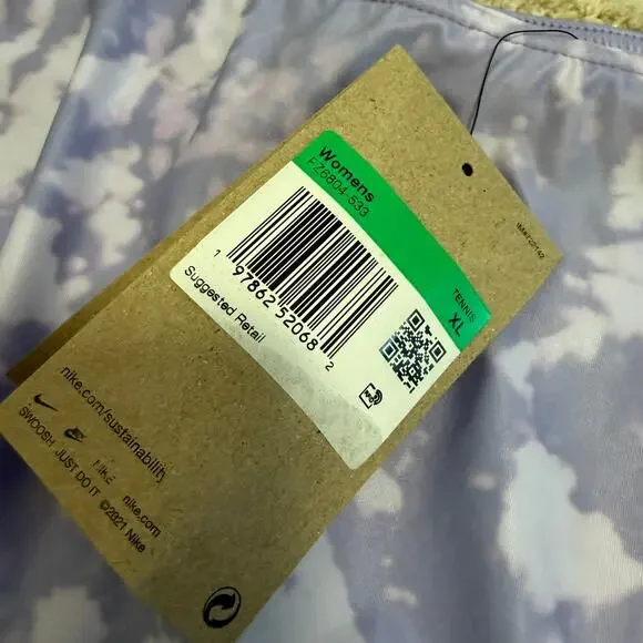 Nike Dri-FIT Tennis Skirt Purple Camo – New with Tags - XL - Picture 3 of 5